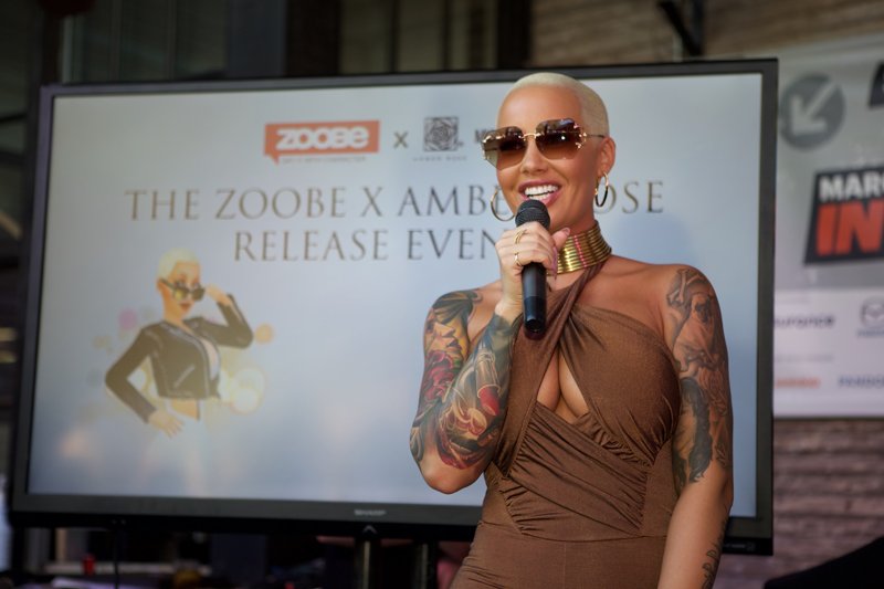 Amber Rose Teams Up with Zoobe