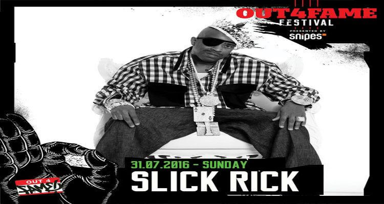 Slick Rick Co-Headlines Germany’s Out4FAME Festival
