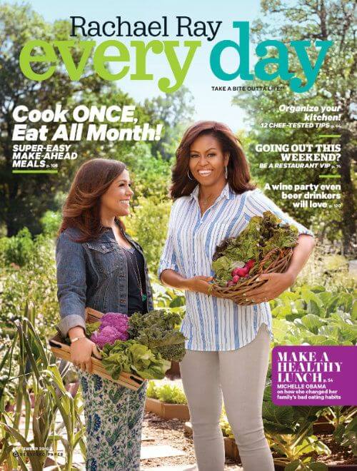 Michelle Obama Covers Rachael Ray Every Day Magazine