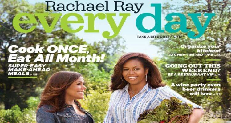 Michelle Obama Covers Rachael Ray Every Day Magazine
