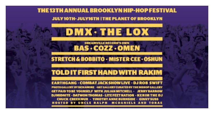 DMX And The LOX Headline 2017 Brooklyn Hip-Hop Festival