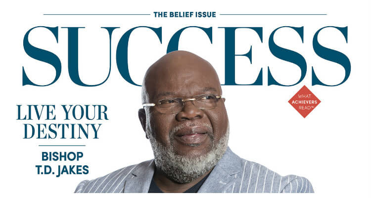 Bishop T.D. Jakes Covers Success Magazine