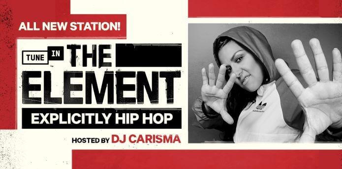 TuneIn Announces the Debut of 'The Element,' Hosted by DJ Carisma