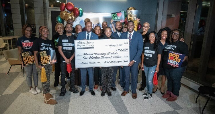 Alfred Street Baptist Church Awards Howard University $100K