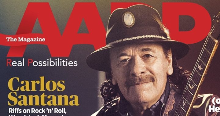 Carlos Santana Covers the August/September Issue of AARP The Magazine