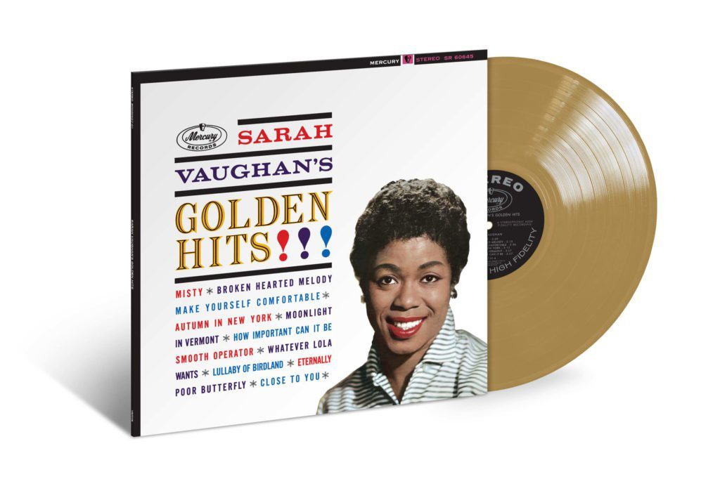 Sarah Vaughan's Golden Hits to be Released August 30th