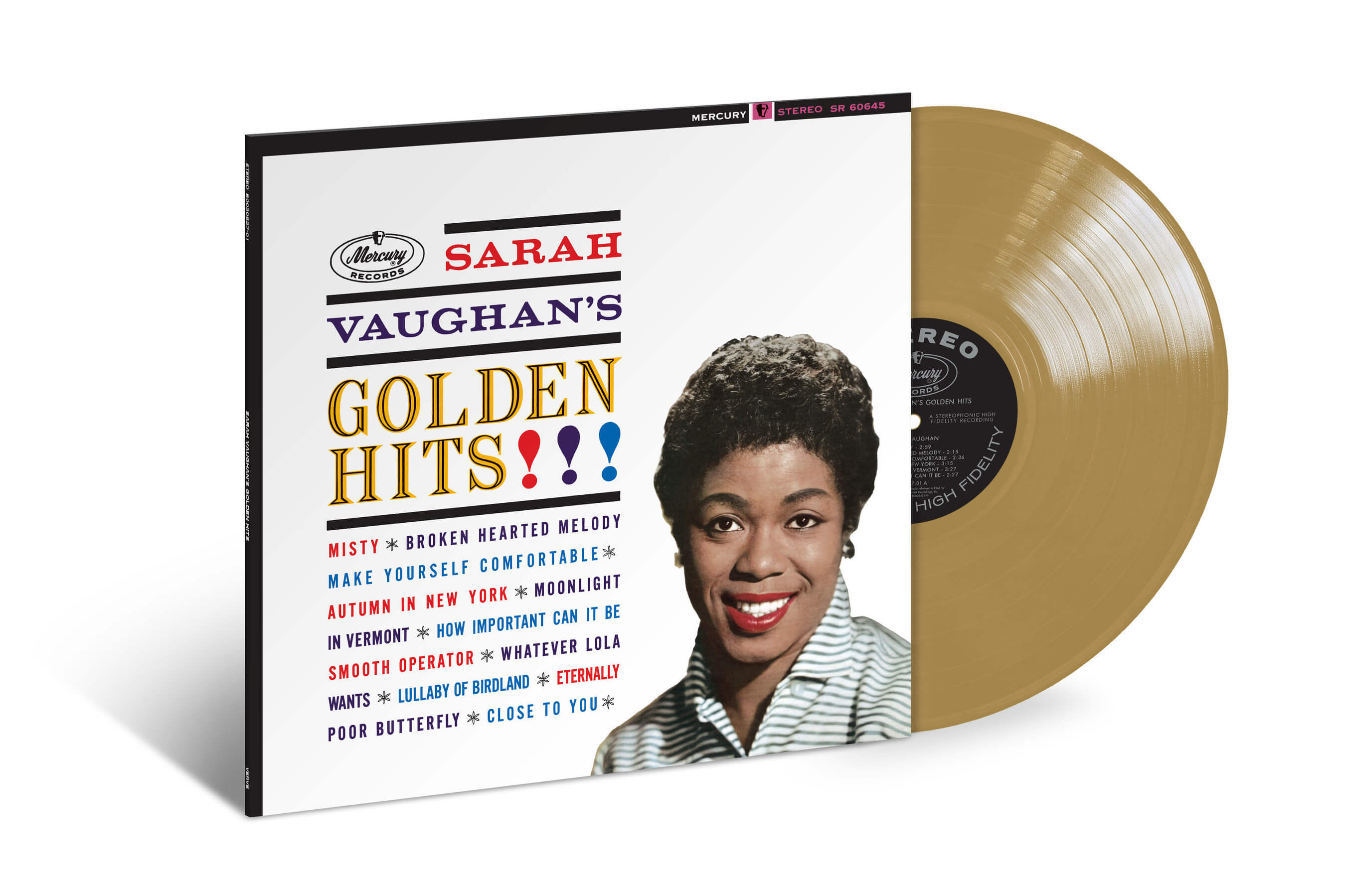 Sarah Vaughan's Golden Hits to be Released August 30th