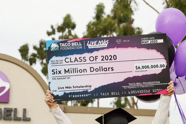 Taco Bell Foundation Opens Applications for $6 Million in Live Más Scholarships