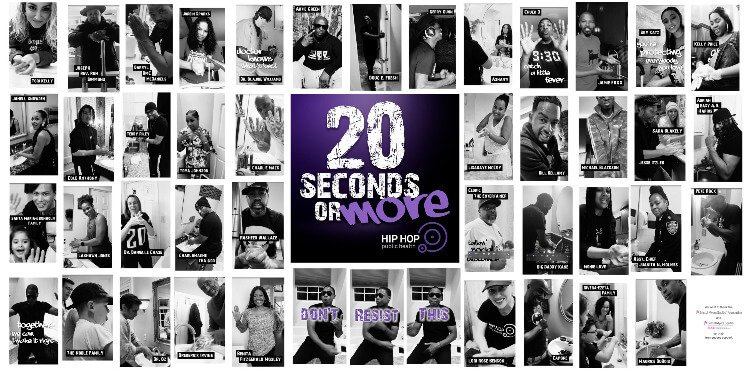 Hip Hop Public Health Launches 20 Seconds or More Initiative to Encourage Hand Washing and Other Safety Protocols