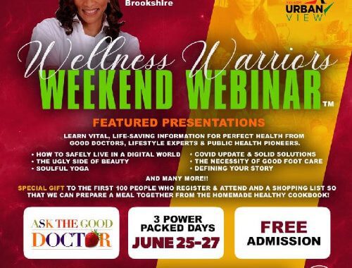 SiriusXM UrbanView Host Dr. LaJoyce Brookshire Presents Wellness Warriors Weekend Webinar