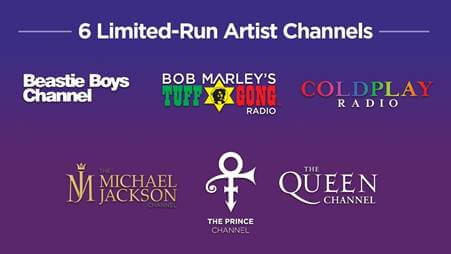 New Streaming Channels with Music’s Legendary and Game-Changing Artists Launches on SiriusXM