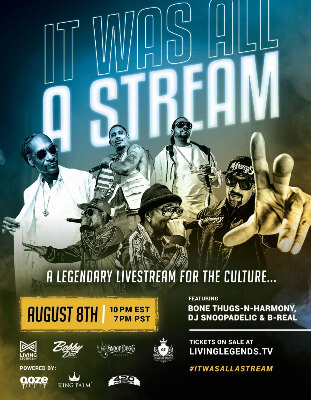 Snoop Dogg, Bone Thugs-N-Harmony & B-Real Unite For ‘It Was All A Stream’