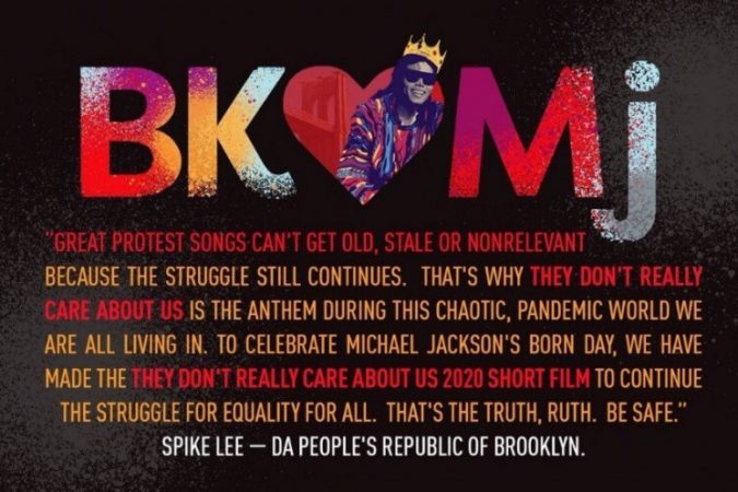 Spike Lee Commemorates Michael Jackson's Birthday With 'They Don't Care About Us (2020)'