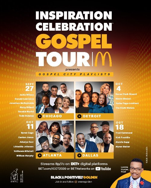 The 14th Annual McDonald's Inspiration Celebration Gospel Tour Returns