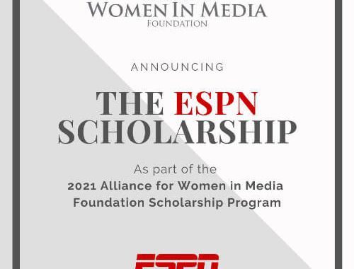 Alliance for Women in Media Foundation & ESPN Launch Scholarship