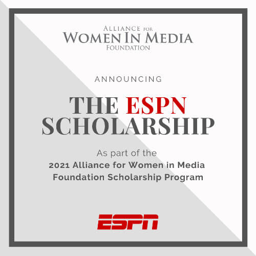 Alliance for Women in Media Foundation & ESPN Launch Scholarship