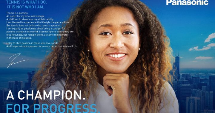 Panasonic Signs Naomi Osaka as Brand Ambassador