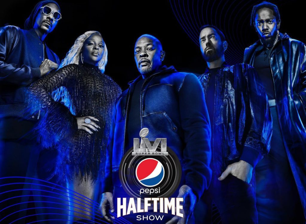 Dr. Dre, Eminem, Snoop Dogg, Mary J. Blige and Kendrick Lamar to Headline The Pepsi Super Bowl LVI Halftime Show