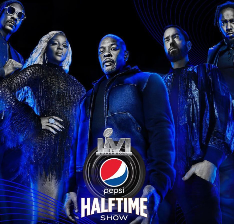 Dr. Dre, Eminem, Snoop Dogg, Mary J. Blige and Kendrick Lamar to Headline The Pepsi Super Bowl LVI Halftime Show