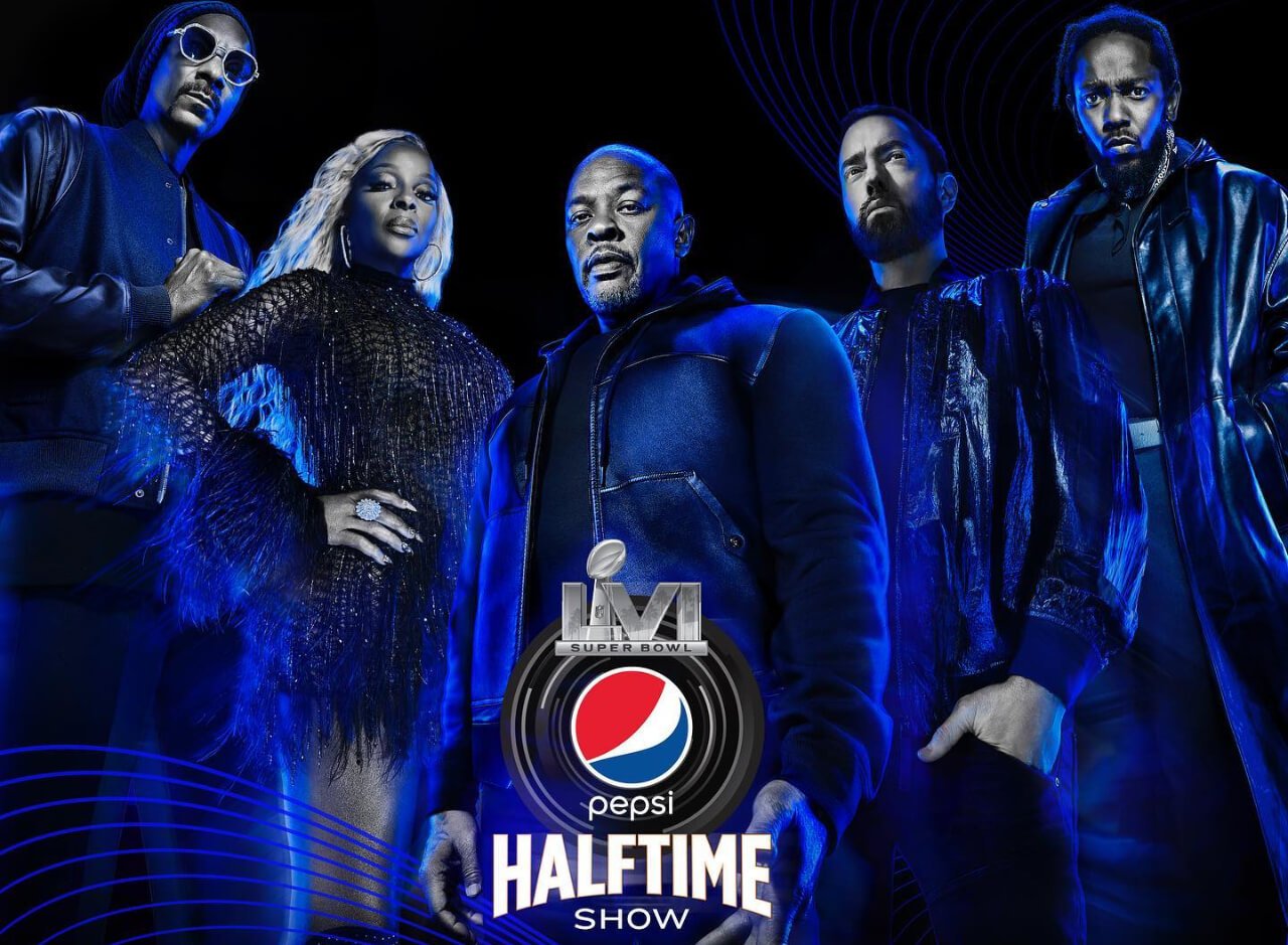 Dr. Dre, Eminem, Snoop Dogg, Mary J. Blige and Kendrick Lamar to Headline The Pepsi Super Bowl LVI Halftime Show