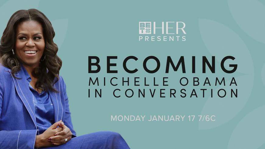'Becoming: Michelle Obama In Conversation' Premieres Monday, January 17