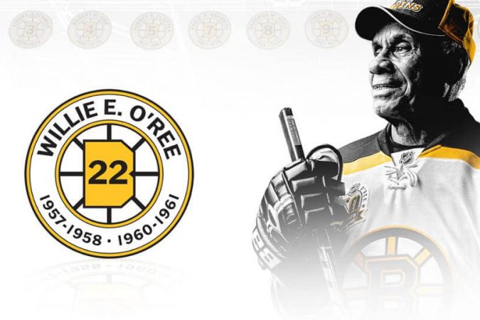 Boston Bruins Honoring NHL's First Black Player Wille O'Ree By Retiring Jersey