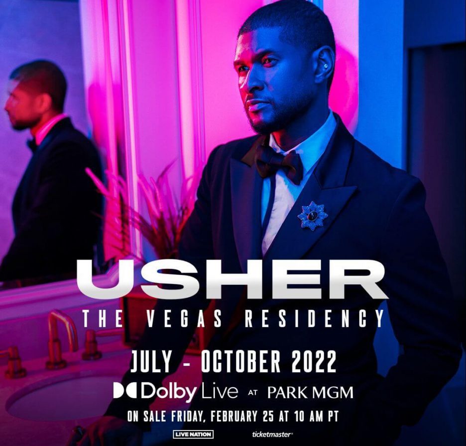Usher Announces New Headlining Las Vegas Residency at Park MGM