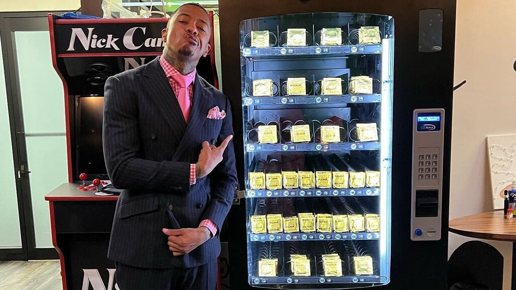 Nick Cannon Gifted Condom Vending Machine From Kevin Hart