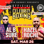 Al B. Sure! Boxing for Charity at Showboat Hotel in Atlantic City NJ, March 26th