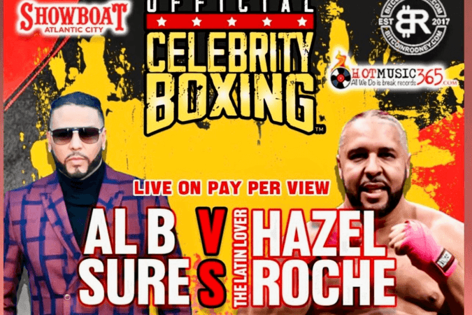 Al B. Sure! Boxing for Charity at Showboat Hotel in Atlantic City NJ, March 26th