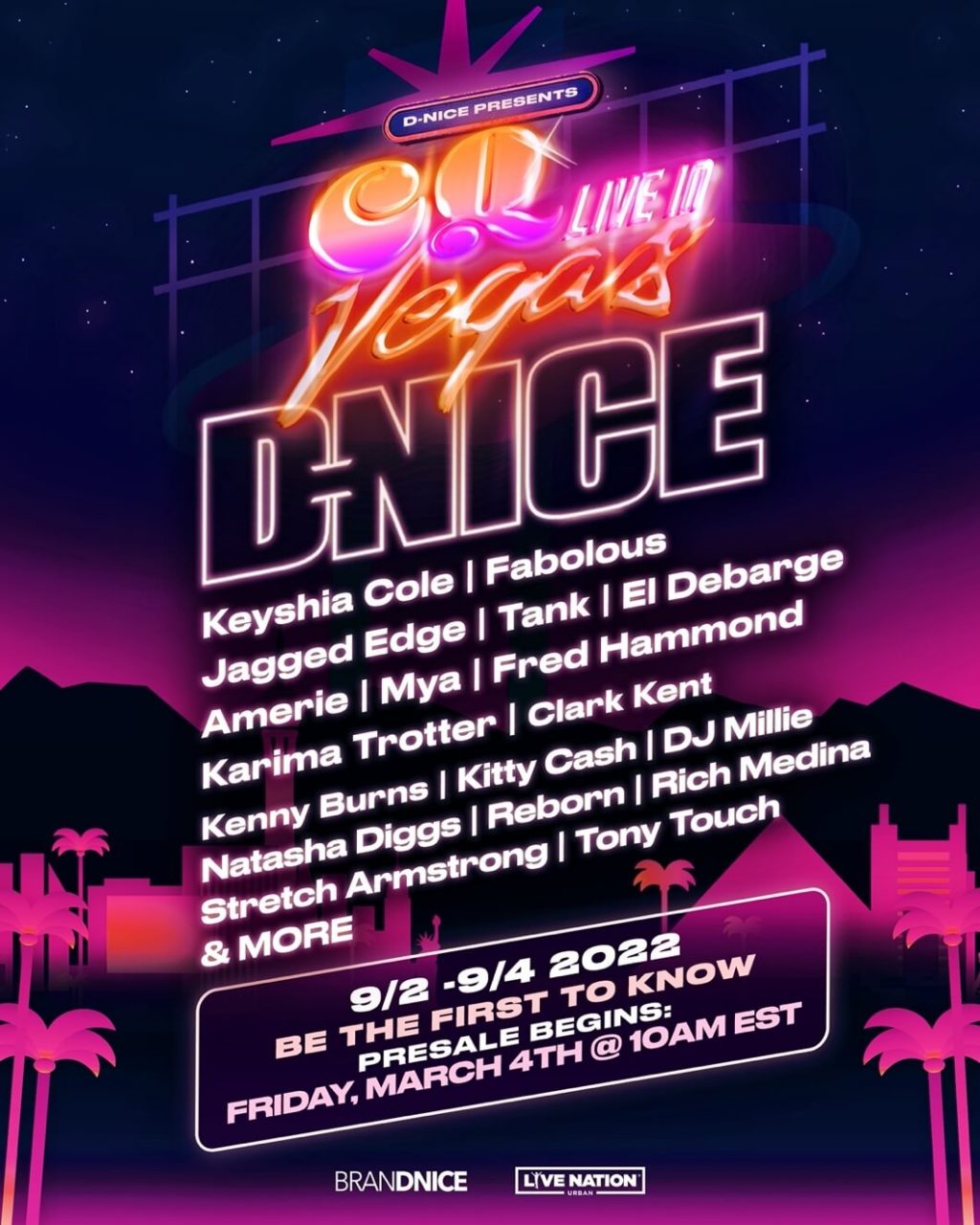 D-Nice Announces Club Quarantine Live in Vegas: Keyshia Cole, Fabolous, Jagged Edge and more to Perform