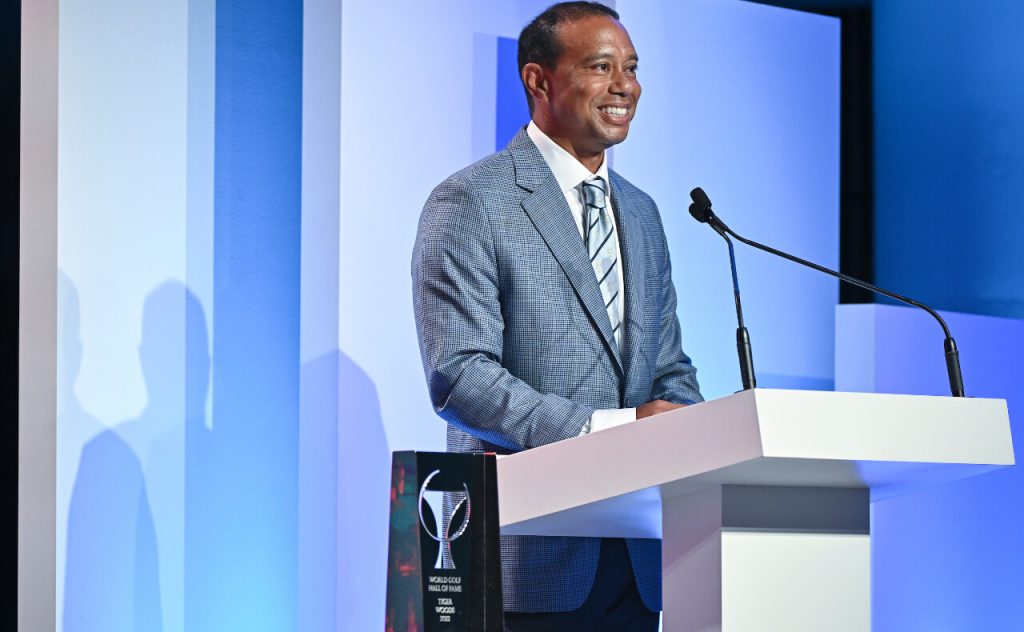 Tiger Woods’ Daughter Gives Emotional Speech to Induct Him Into World Golf Hall of Fame