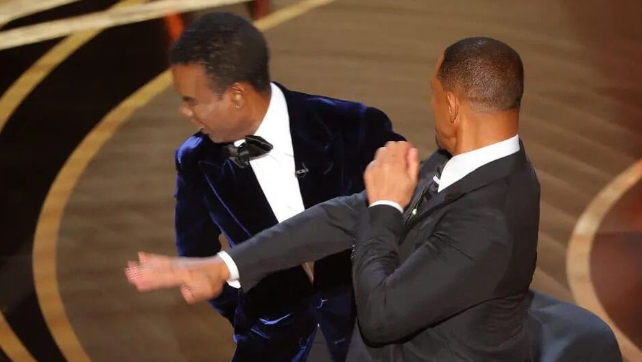 Will Smith Smacks Chris Rock During Oscars Presentation