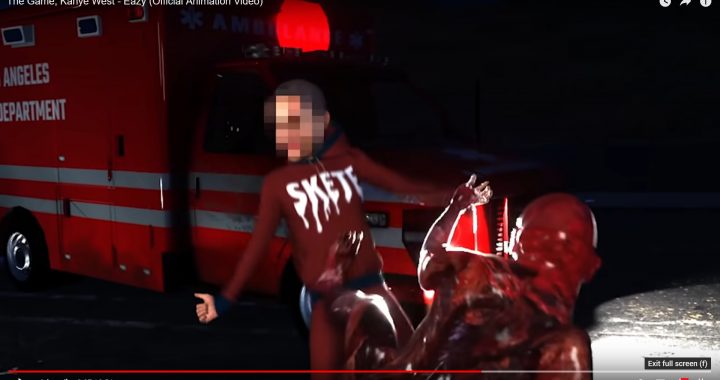 Kanye West Attacks 'Skete' Again in Second Eazy Video