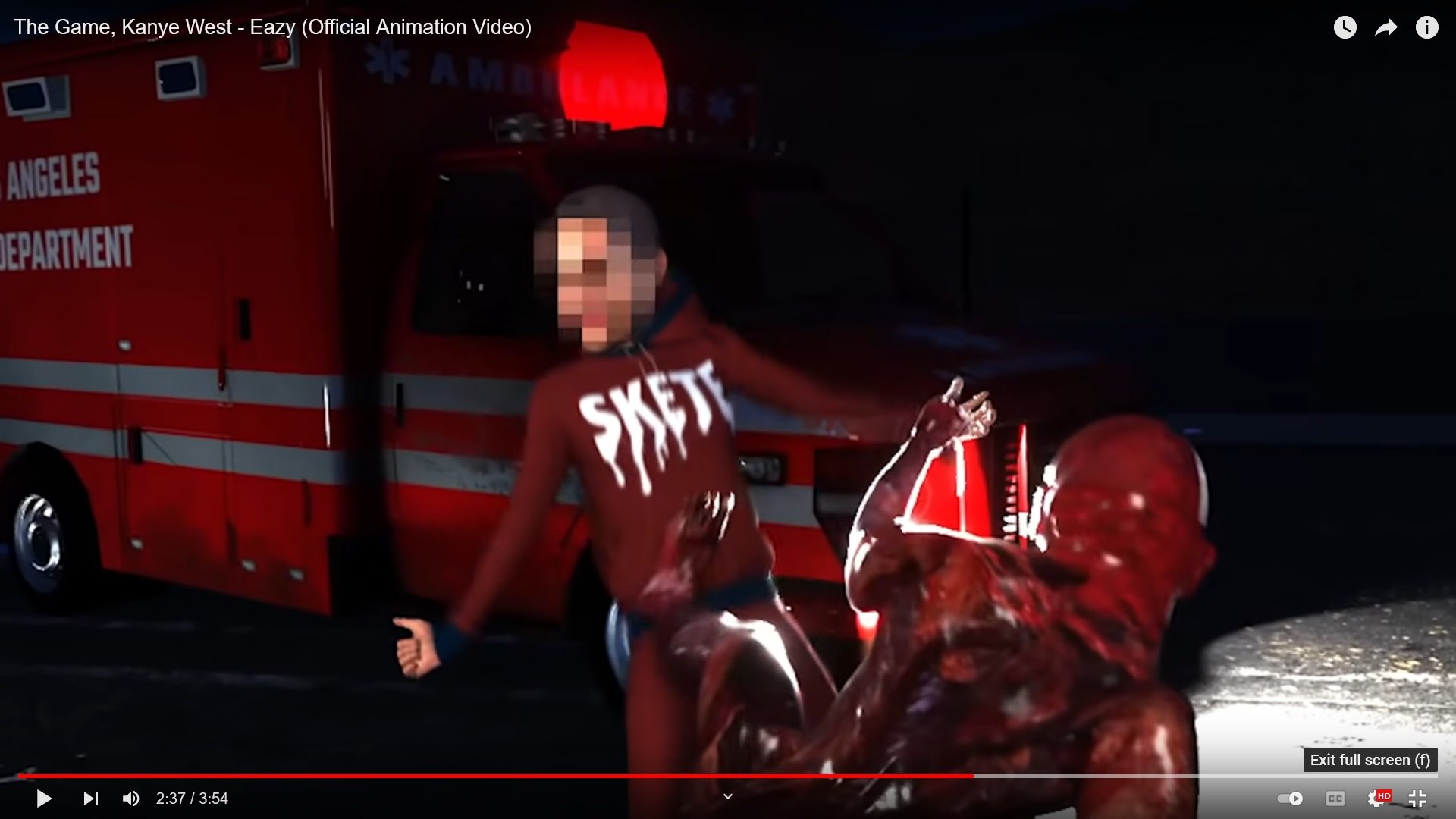 Kanye West Attacks 'Skete' Again in Second Eazy Video