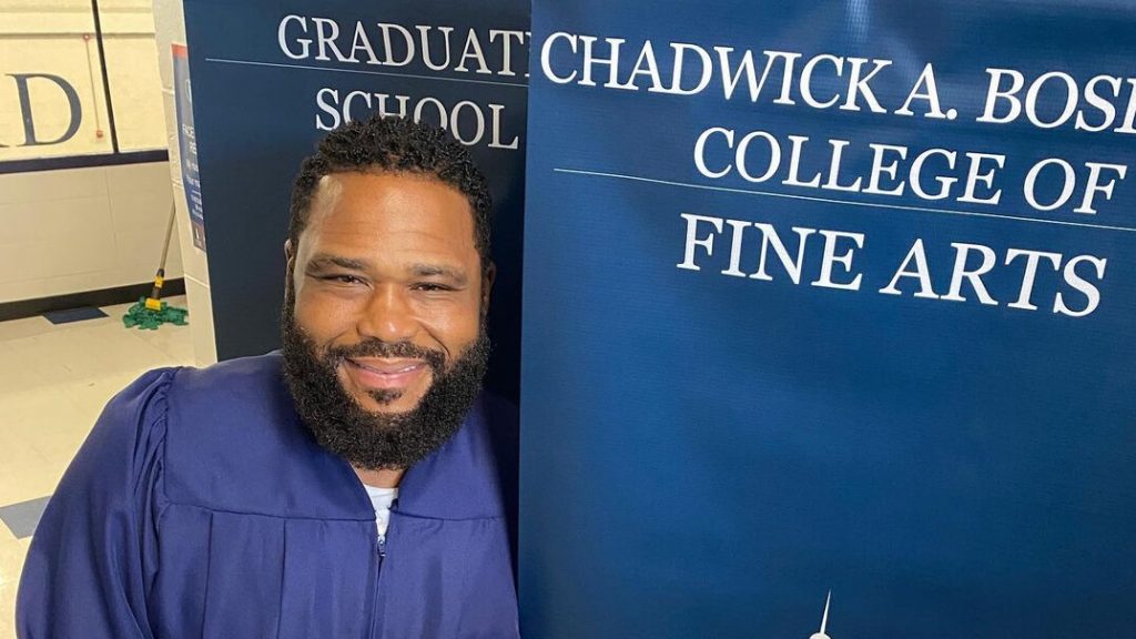 Anthony Anderson Graduates From Chadwick A. Boseman College of Fine Arts at Howard University