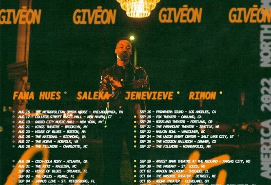 GIVĒON to Launch North American Tour in 2022