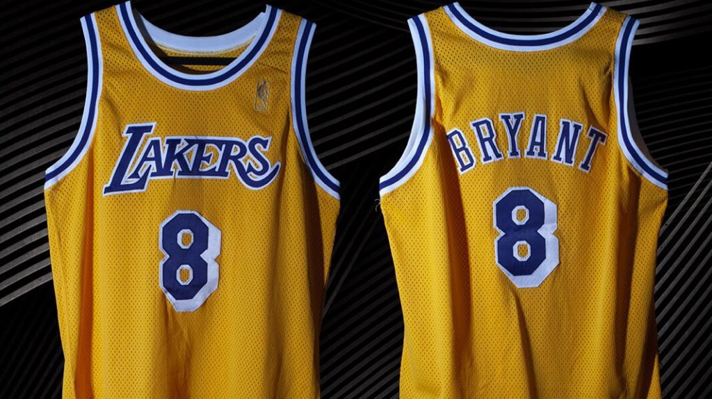 Kobe Bryant Game-Worn Rookie Jersey Sells For $2.735 Million