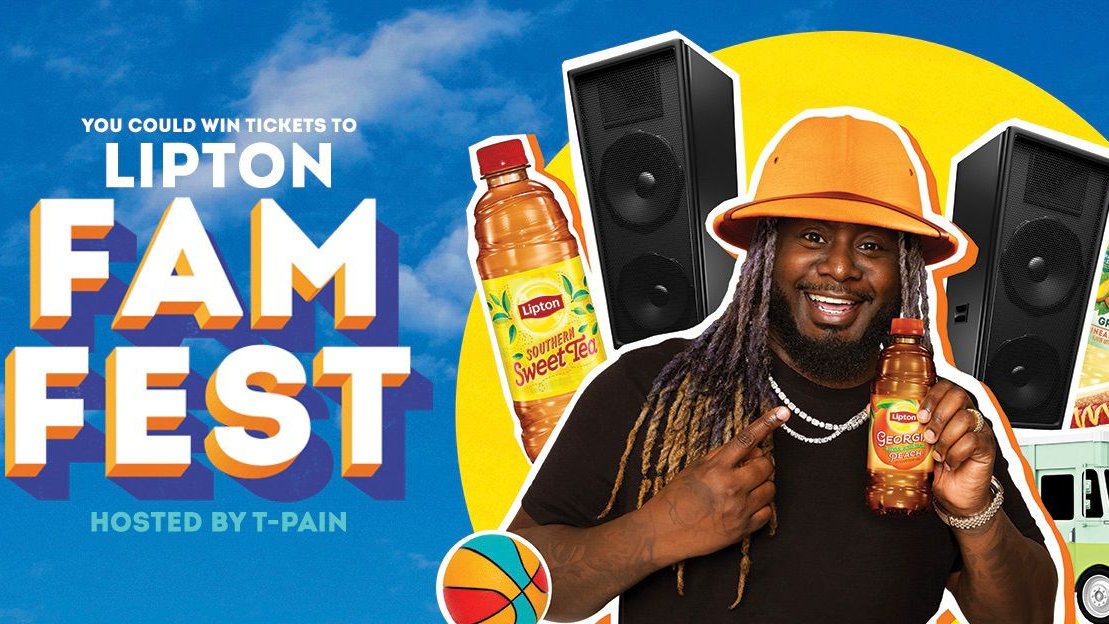 Lipton Iced Tea and T-Pain are Throwing the Ultimate Block Party - Lipton’s Fam Fest