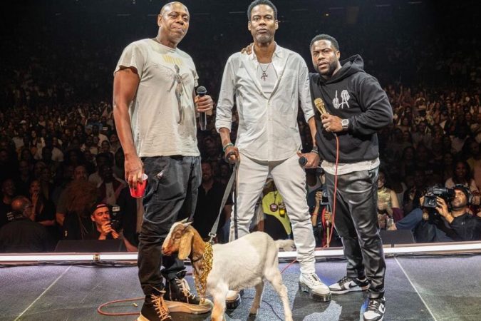 Kevin Hart Presented Chris Rock a Goat Named Will Smith