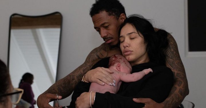 Model Bre Tiesi Delivers Baby By An All Natural Unmedicated Home Birth for Nick Cannon's Eight Child