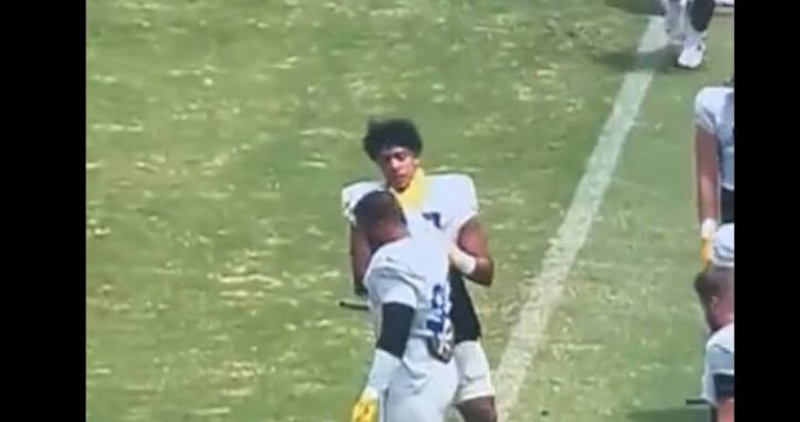 Twitter Reacts to Los Angeles Rams Defensive Tackle Aaron Donald Choking Rookie Elijah Garcia During Practice Drill