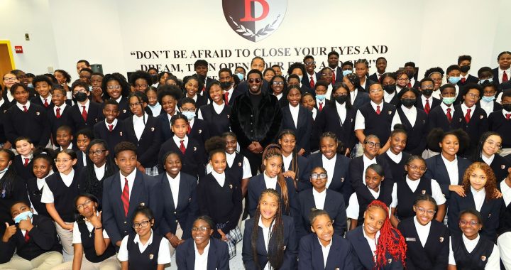 Sean 'Diddy' Combs Makes Surprise Visit to The Bronx Capital Preparatory Charter School