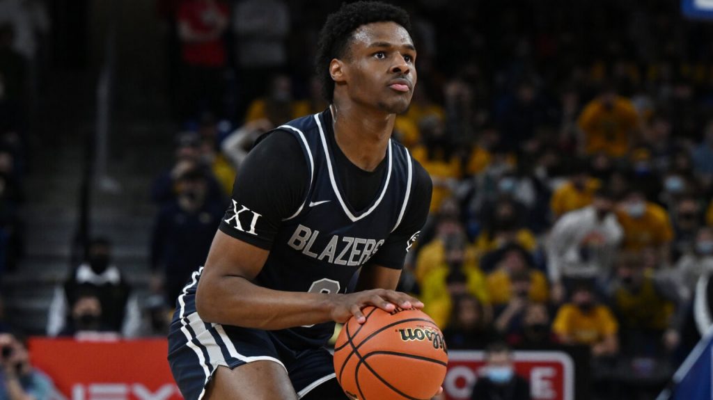 Bronny James Signs Name, Likeness, Image Deal With Nike
