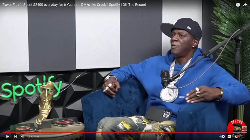Flavor Flav Admits to Spending Up to $2,600 Daily on Drugs in the Past