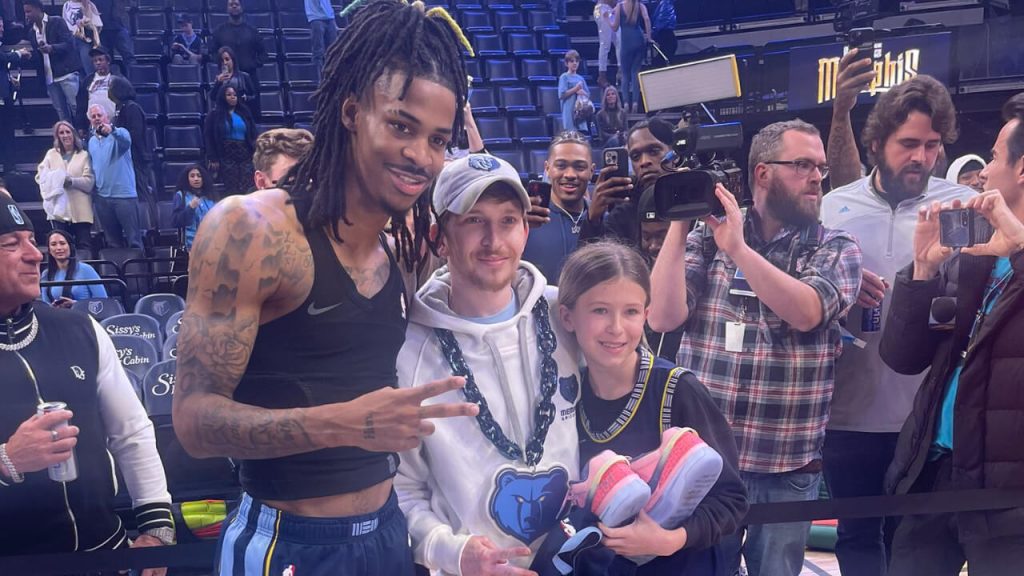 Ja Morant Gives 11-Year-Old Grizzlies Fan a Jersey and Sneakers After Thieves Steal her Autographed Basketball