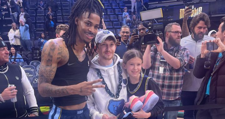 Ja Morant Gives 11-Year-Old Grizzlies Fan a Jersey and Sneakers After Thieves Steal her Autographed Basketball