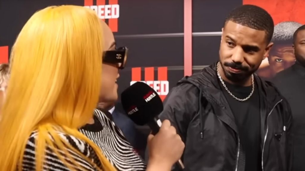 Michael B. Jordan Reminds Reporter On the Red Carpet that She Said She Teased him in High School: "I Was the Corny Kid, Right?'
