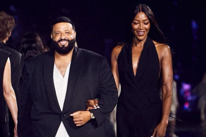 DJ Khaled Appears With Naomi Campbell in Runway Debut