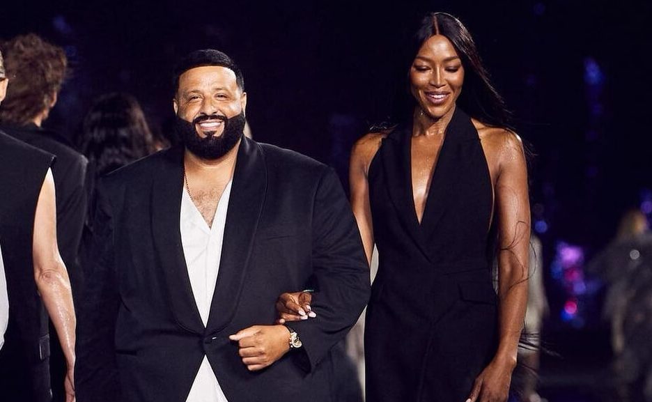 DJ Khaled Appears With Naomi Campbell in Runway Debut